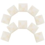 500 Pcs Cable Ties Security Cable Zip Tie Mounts Zip Tie Mounting Squares Cable Tie Base Self-adhesive Tape Base White Glue Abs