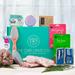 Women s Spa Day Gift Box - Gift Box for Women - Happy Face Soap Beach Bum Soap Revele Manicure Set Eos Shea Butter Hand Cream & Lip Balm NG01