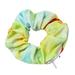 TNOBHG Hair Ring Stylish Tie Dye Print Hair Tie Elastic Large Hair Band Velvet Fabric Girl Ponytail Holder Head Accessories Stylish Hair Accessory