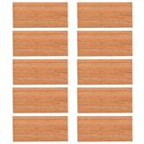 10 Pcs Wood Slab Wooden Tray Cigar Accessories Cigar Humidors Strips Damp Proof Cedar Chips Travel