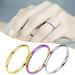 Awdenio Clearance Sales 2Mm Stainless Steel Ring Titanium Steel Couple Ring Jewelry Size 5-12