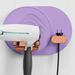 Pengzhipp Bathroom Supplies Hair Dryer Holder Wall Mounted Self Adhesive Hair Blow Dryer Rack Organizer Compatible With Most Hair Dryers Practical Home Textiles Purple