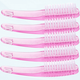 5pcs Nail Cleaning Brush Handle Nail Brush NailBrush Nail Scrub Brush Toe Cleaning Brush Nail Brush Cleaner Fingernail Brush Foot Scrub Brush Long Handle Pink Duster