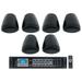 6 JBL Control 67 P/T 6.5 Commercial 70v Black Hanging Pendant Speakers+Receiver