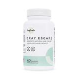 Gray Escape Advanced Anti Gray Hair Growth Supplement - Catalase Saw Palmetto FoTi PABA