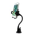 Macally Windshield Phone Mount for Car Super Strong Suction Cup Phone Holder for Truck - Universal Gooseneck Window Phone Mount for Car Compatible with iPhone Samsung Cell Phone Android Mobile