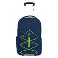 Lash Laptop Rolling Backpack (19 inch) Navy/Green
