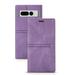 YZBI Phone Back Cover Compatible With Google Phone Case Flip Wallet Leather Cover Kickstand Phone Case Multi-Function Magnetic Suction Strong Closure Protective Phone Case-Purple