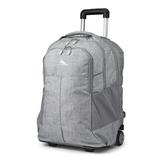 High Sierra Powerglide Pro Wheeled Backpack with Telescoping Handle Silver
