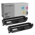 DI Toner Cartridge Replacements for HP30X CF230AX High Yield (2 Pack-Black) Compatible with LaserJet Pro MFP M227fdn M227fdw M227sdn M230fdw M230sdn