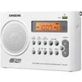 Sangean PR-D9W Portable Am/FM/NOAA Alert Radio with Rechargeable Battery White One Size