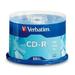 Verbatim CD-R Blank Discs 700MB 80 Minutes 52x Recordable Disc for Data and Music - 50 Pack Spindle Silver