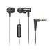 Audio-Technica ATH-CLR100iSBK SonicFuel In-Ear Headphones with In-Line Microphone & Control Black