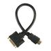 Black DisplayPort to Adapter Cable DVI Male to 24+5 DVI Female HDMI Adapter