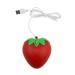 Portable Cute Mini Strawberry Wired Mouse USB Small Optical Computer Mouse