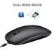 HERESOM Wireless Gaming Mouse M90 Rechargeable Wireless BT 5.0 USB Mode Gaming Mouse Mice for PC Laptop