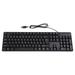 USB Wired PC Computer Keyboard Arabic Keyboard/English Keyboard Ergonomic Mechanical Keyboard for Office PC Home