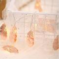 Outoloxit Feather Lights Led Feather Light String Lights Lamp Stringsï¼ŒOutdoor/Indoor Christmas Halloween Curtain Light Room Layout Net Red Bedroom Decoration Lights