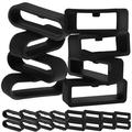Buckle Watch Strap Holder Band Fixing Rings Silicone Wristbands Silica Gel Man 24 Pcs