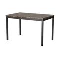 Wrought Studio™ Simple Style Dining Table w/ Faux Marble Table Top, Kitchen Table | 30.11 H x 30.11 W x 48.11 D in | Wayfair