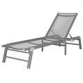 Ebern Designs Jasisa Outdoor Metal Chaise Lounge Set Metal in Gray | 37.4 H x 23.62 W x 73.62 D in | Wayfair BB184AF850C8468FB6B9569B049AC14D