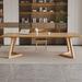 Latitude Run® Claressa 2 Solid Wood Desk & Chair Set Office Set w/ Chair Wood in Brown/Green | 29.53 H x 62.99 W x 27.56 D in | Wayfair