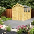 DIY Sheds 6 x 10ft Apex Shiplap Pressure Treated Double Door Shed