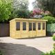 DIY Sheds 14 x 8ft Pent Shiplap Pressure Treated Summer House
