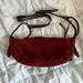 Free People Bags | Free People Suede Crossbody | Color: Red | Size: Os