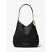 Michael Kors Bags | Michael Kors Lillie Large Pebbled Leather Shoulder Bag One Size Black | Color: Black | Size: Os