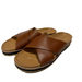 Madewell Shoes | Madewell Dayna Lugsole Slide Sandal Genuine Leather Women Size 8.5 Brown | Color: Brown | Size: 8.5