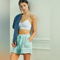 Anthropologie Shorts | Anthropologie Daily Practice Marka Embroidered Short | Color: Blue | Size: M