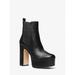 Michael Kors Shoes | Michael Michael Kors Natasha Leather Platform Boot 9 Black New | Color: Black | Size: 9
