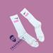 Nike Underwear & Socks | H.E.Arts Babe Logo Custom Print Men White Nike Logo Crew Socks Size L | Color: White | Size: L