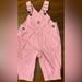 Carhartt One Pieces | Carhartt Pink Denim Overalls. Size Infant 3 Months. Worn Once So Like New. | Color: Pink | Size: 3 Months