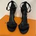 Louis Vuitton Shoes | Louis Vuitton Patent Heels Black - Size 39 - Barely Worn | Color: Black/Brown | Size: 9