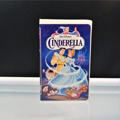 Disney Media | Cinderella Vhs 1995 Movie Walt Disney Masterpiece Collection | Color: Blue/White | Size: Os