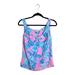 Lilly Pulitzer Tops | Lilly Pulitzer 100% Silk Pink And Blue Shell Top Size Xs | Color: Blue/Pink | Size: Xs