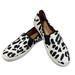 J. Crew Shoes | J. Crew Calf Hair Animal Print Slip-On Shoes Sneakers Women’s Size 8h-M In Euc! | Color: Black/White | Size: 8