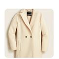 J. Crew Jackets & Coats | J. Crew New Daphne Topcoat In Italian Boiled Wool | Color: Cream | Size: 12