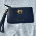 Disney Bags | Disney X Pandora Faux Pebbled Leather Wristlet Pouch, Navy+Gold Mickey Minnie | Color: Blue/Gold | Size: Os