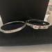 Coach Jewelry | Coach Hinged Bangles. Set Of Two | Color: Silver | Size: Os