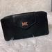 Michael Kors Bags | Michael Kors Medium Convertible Crossbody Clutch Leather Goldtone Hardware | Color: Black/Gold | Size: Os