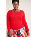 Anthropologie Sweaters | Anthropologie Jamie Bright Red Open Shoulder Sweater Top Plus Sz 2x $98 Rare Htf | Color: Red | Size: 2x