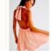 Free People Dresses | Free People Beach Lucy Mini Halter Dress. | Color: Cream/Pink | Size: M