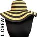 J. Crew Accessories | J. Crew Two Tone Natural And Black Floppy Straw Hat One Size Fits Most | Color: Black/Brown | Size: Os
