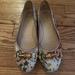 Gucci Shoes | Authentic Gucci Mini Flora Horsebit Bamboo Buckle Canvas Flats Size 7 Italy | Color: Cream/Pink | Size: 7
