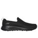 Skechers Men's GOwalk Max Sneaker | Size 14.0 | Black | Textile | Vegan | Machine Washable