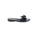 Oka B. Sandals: Black Print Shoes - Women's Size 10 - Open Toe