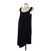 Kindred Bravely Casual Dress - Mini Scoop Neck Sleeveless: Black Print Dresses - Women's Size Medium Maternity